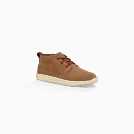 UGG Canoe Suede Chukka Brown Boots for Kids (XZCD80345)